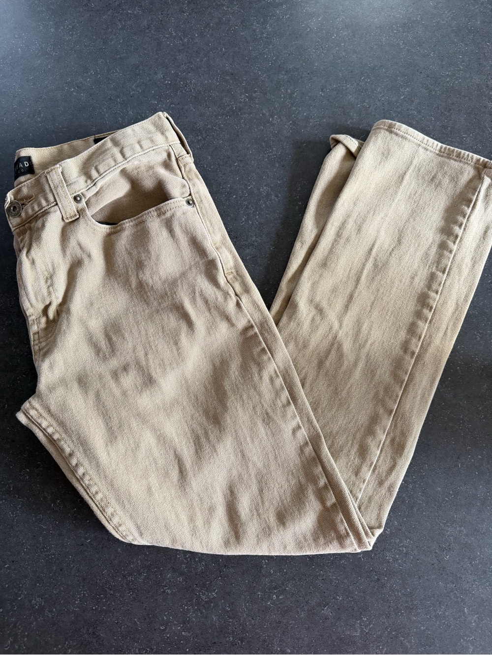 Bullhead Denim Co. Men’s Slim Fit Tan Jeans Pants Size 32x32 Khaki